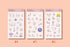 MOTEMOTE Gungbu Diary Kkyong X Bbyu Study Stickers | Six Styles!| USA Located!