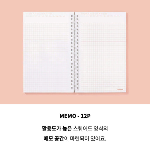 MOTEMOTE Living Coral Task Manager Planner | 100 Days - USA located!