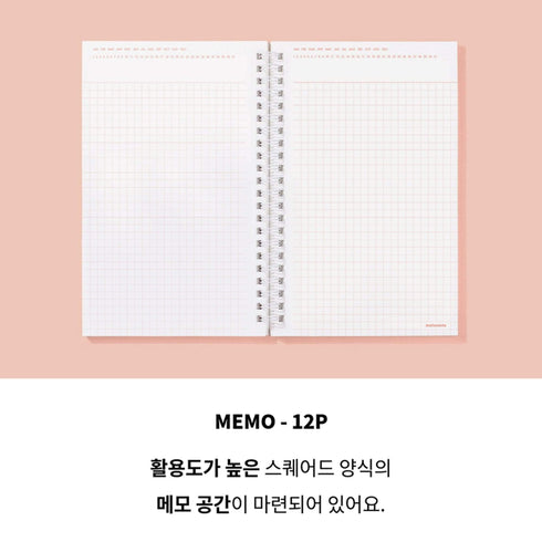 MOTEMOTE Living Coral Ten Minute Planner | 100 Days - USA located!