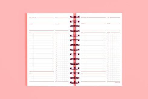 MOTEMOTE Rose Quartz 10 Minute Planner | Half Year - USA located!