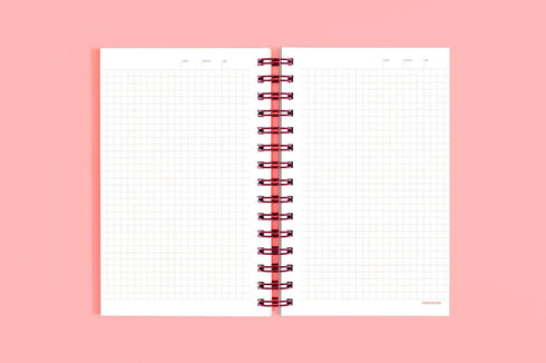 MOTEMOTE Rose Quartz 10 Minute Planner | Half Year - USA located!