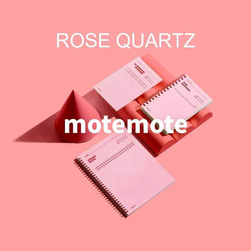 MOTEMOTE Rose Quartz 10 Minute Planner | Half Year - USA located!