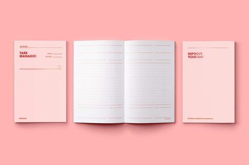 MOTEMOTE Rose Quartz Task Manager Planner | 31 Days - USA located!