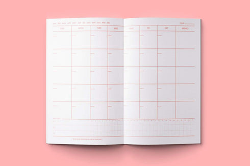MOTEMOTE Rose Quartz Task Manager Planner | 31 Days - USA located!