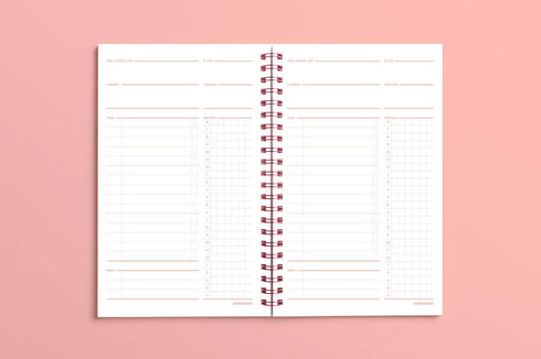 MOTEMOTE Rose Quartz Ten Minute Planner | 100 Days - USA located!