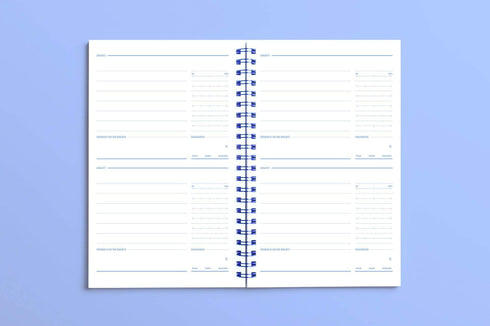MOTEMOTE Serenity Blue Ten Minute Planner | 100 Days - USA Located!
