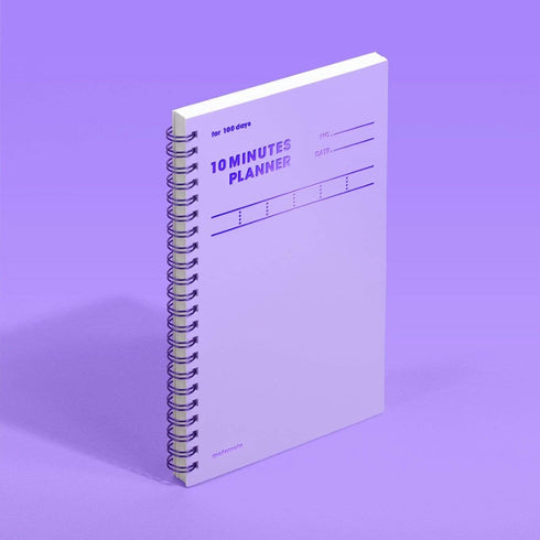 MOTEMOTE Violet Ten Minute Planner | 100 Days - USA located!