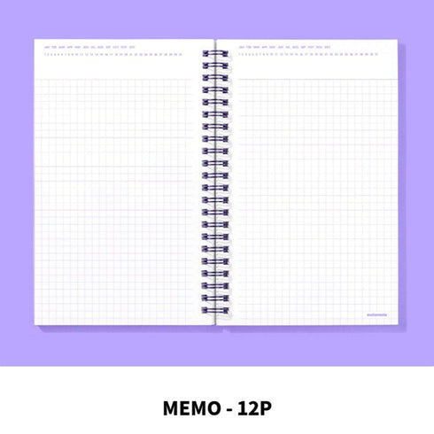 MOTEMOTE Violet Ten Minute Planner | 100 Days - USA located!