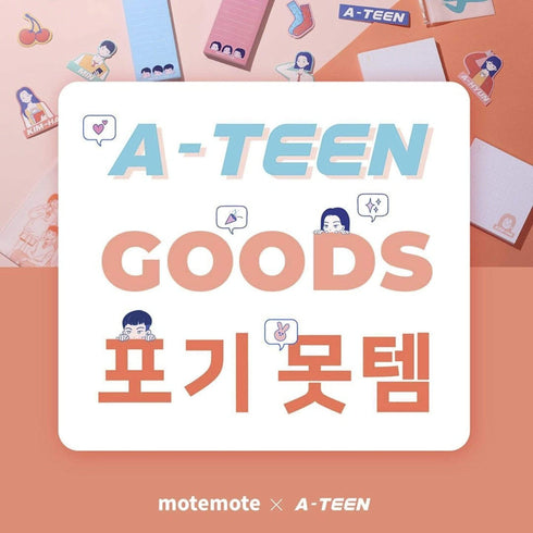 MoteMote Yellow Graph A-Teen Sticky Note | USA Located!