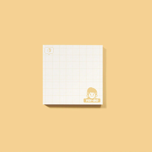 MoteMote Yellow Graph A-Teen Sticky Note | USA Located!