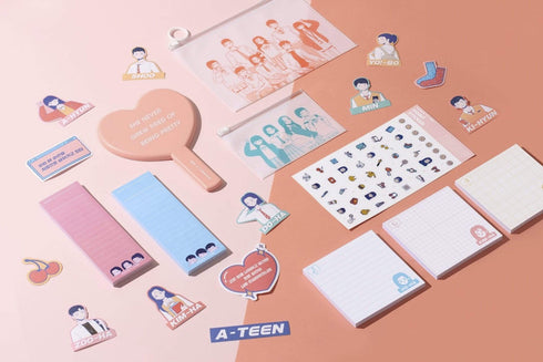 MoteMote Yellow Grid A-Teen Sticky Note | USA Located!