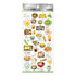 Kamio Japan Stickers IZAKAYA Adult Visual Dictionary Beer Tea Shish Ka Bob Ramen Sushi GOLD Foil Stickers | 700657