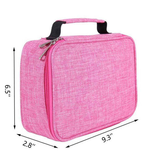 New Waterproof 72 Slots Pencil Pen Storage Case