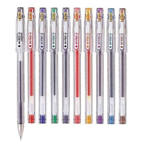 Pilot Hi-Tec-C Gel Pen Ultra Fine Point BLUE | 0.25 mm