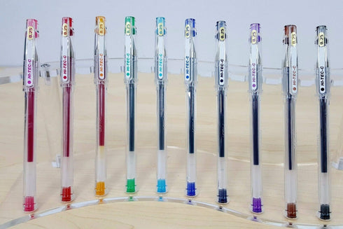 Pilot Hi-Tec-C Gel Pen Ultra Fine Point BLUE BLACK | 0.25 mm