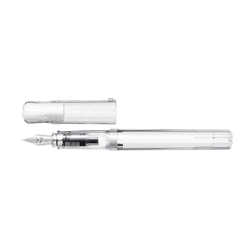 Pilot Kakuno CLEAR Demonstrator Fountain Pen | Fine Nib