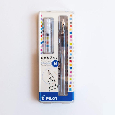 Pilot Kakuno CLEAR Demonstrator Fountain Pen | Medium Nib