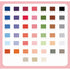 Premium Die-Cut Stickers Color Block Frames