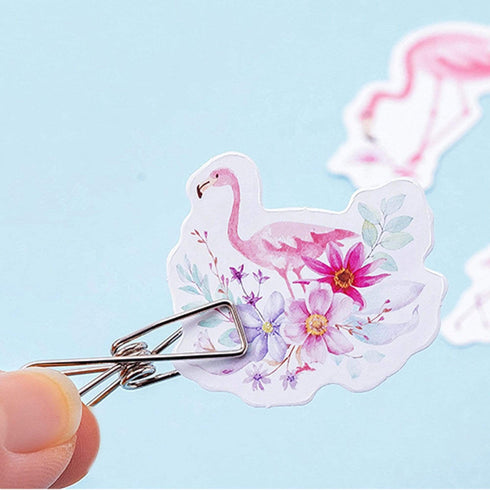 Premium Die-Cut Stickers Pink Flamingo