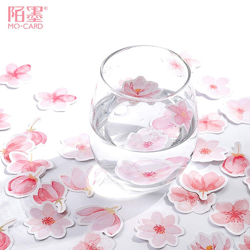 Premium Die-Cut Stickers Sakura Cherry Blossom Chūn Jié Festival Spring Festival