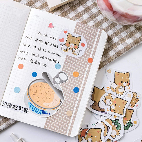 Premium Die-Cut Stickers Shiba Inu