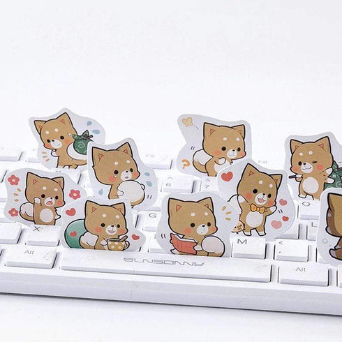 Premium Die-Cut Stickers Shiba Inu