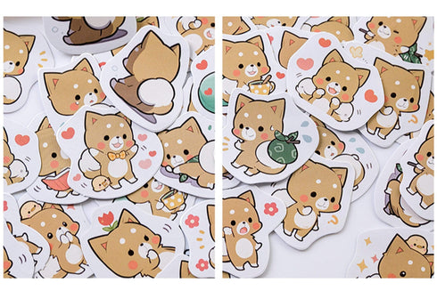 Premium Die-Cut Stickers Shiba Inu