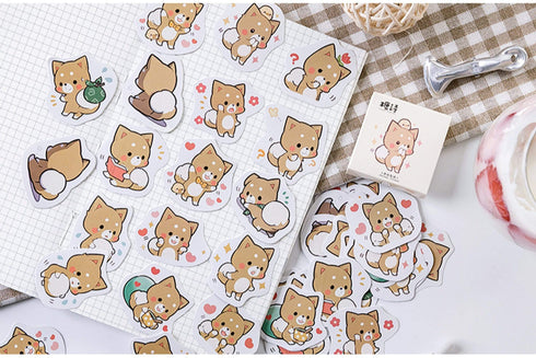 Premium Die-Cut Stickers Shiba Inu