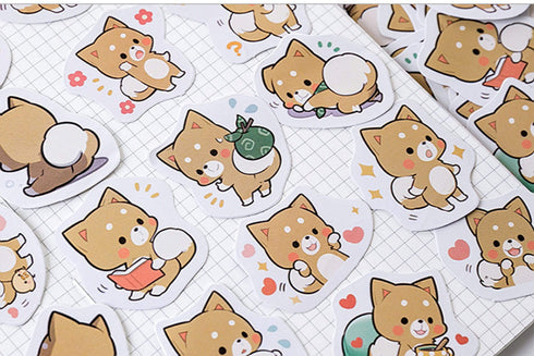 Premium Die-Cut Stickers Shiba Inu
