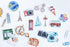 Premium Die-Cut Stickers Travel Car Bus Metro Trip