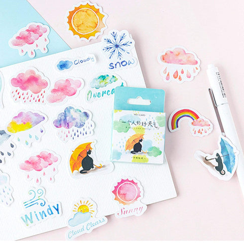 Premium Die-Cut Stickers Weather