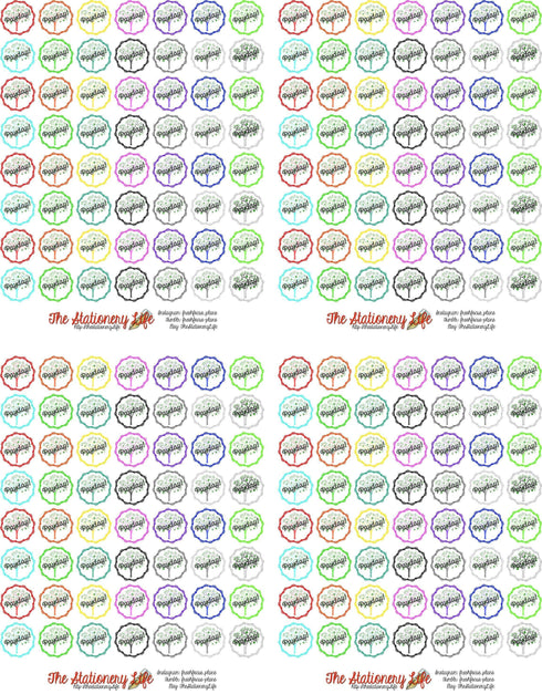 PRINTABLE & Cut File Silhouette Cut File Payday Pay Day Paycheck Money Tree Planner Stickers