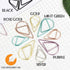 Purple Set Water Drop Tear Drop Teardrop Paper Clips - Three Sizes!