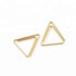 SET OF FIVE Unusual Gold Triangle Paper Clips | 20mm