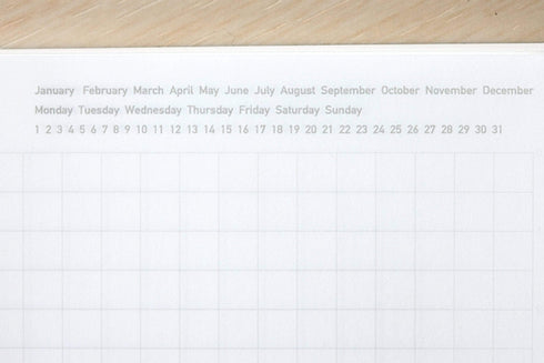 Stalogy Editor's Series 365Days Notebook | A6 Black