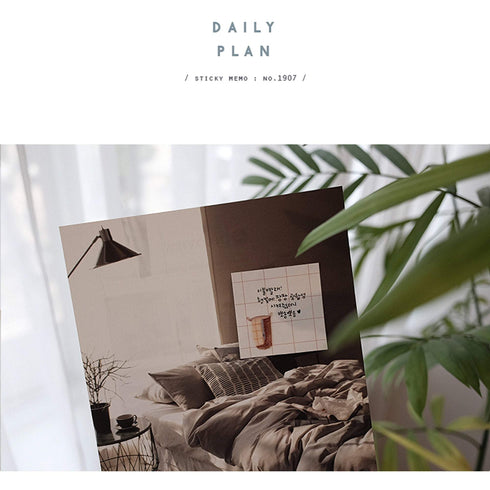 Suatelier Planner Sticky Notes 1907 | Daily Plan