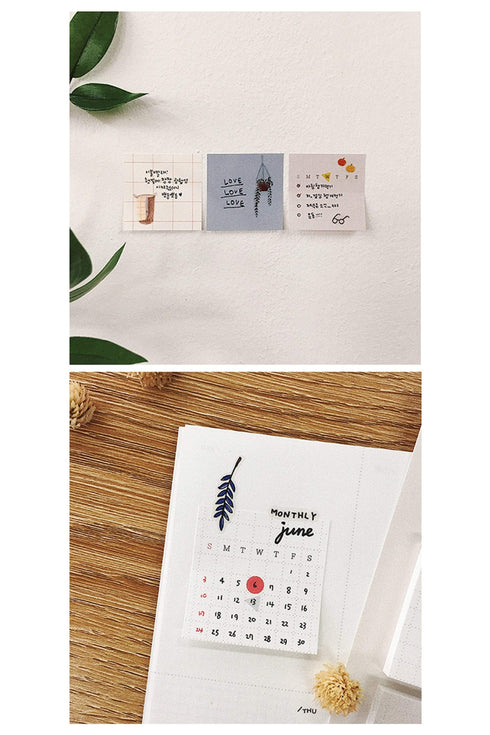 Suatelier Planner Sticky Notes 1908 | Month