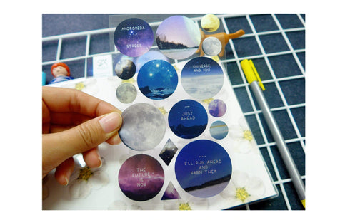 Suatelier Sonia PVC Puffy 3D Stickers 2036 | Your Space Galaxy Stickers Outer Space Stickers Planet