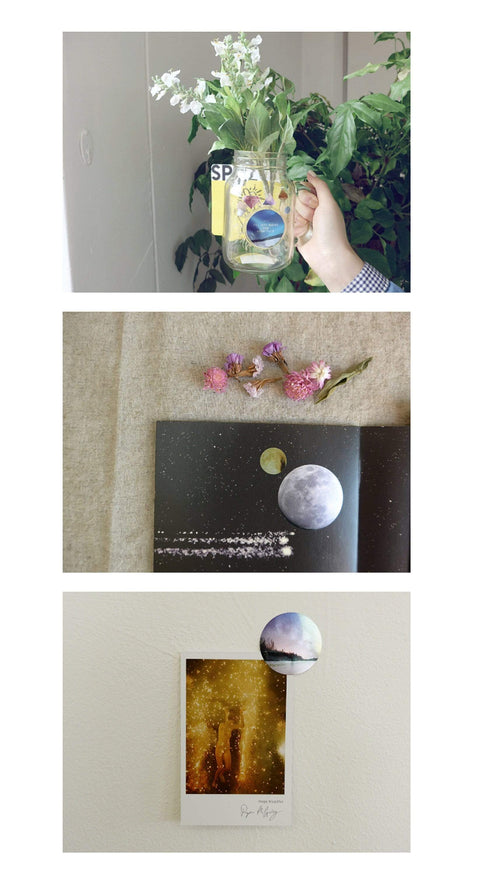 Suatelier Sonia PVC Puffy 3D Stickers 2036 | Your Space Galaxy Stickers Outer Space Stickers Planet