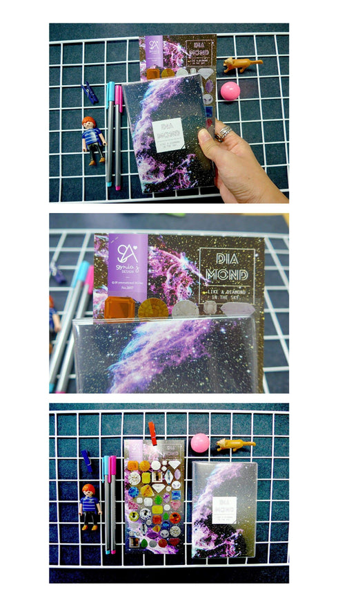 Suatelier Sonia PVC Stickers 2037 | Diamond Gem Stickers Crystal Stickers Facet Stickers