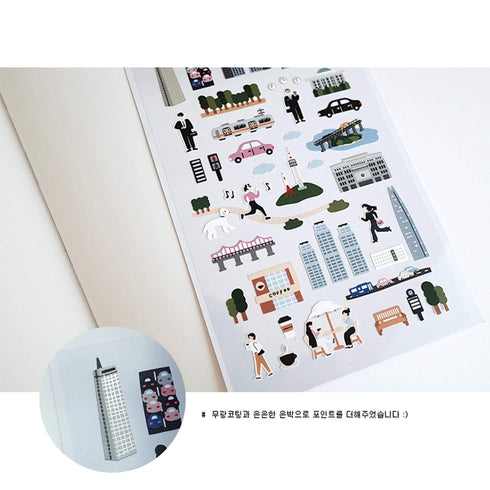 Suatelier Sonia PVC Transparent Stickers 1096 | Hodoo Poodle Dogs