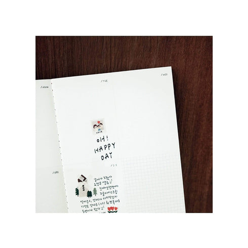 Suatelier Sonia PVC Transparent Stickers 1106 | Oh Happy Day Rollercoaster Ferris Wheel Day Trip