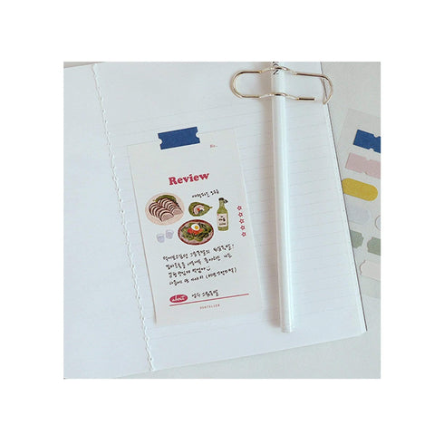 Suatelier Sonia PVC Transparent Stickers 1109 | Food Trip #3 Beer Eggs Spam Tea