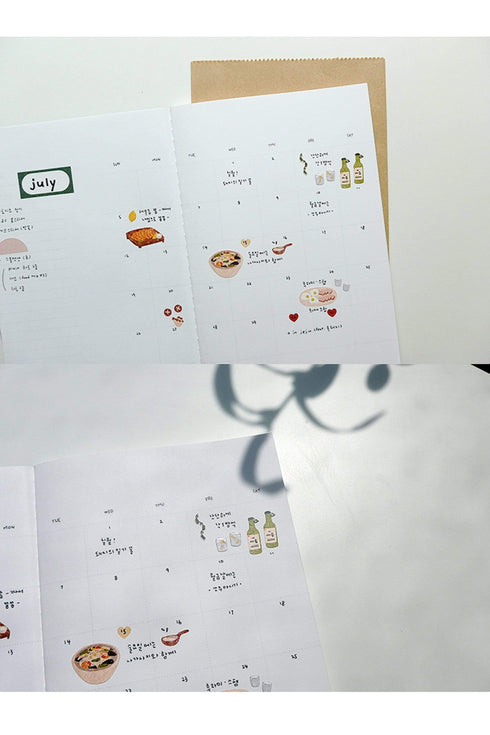 Suatelier Sonia PVC Transparent Stickers 1109 | Food Trip #3 Beer Eggs Spam Tea