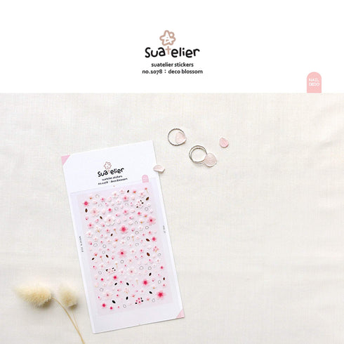 Suatelier Sonia PVC Transparent Stickers | Deco Blossom Cherry Blossom Sakura