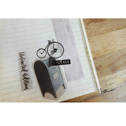 Suatelier Sonia PVC Transparent Stickers | Stamp Tickets Ephemera | 1013