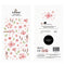 Suatelier Sonia PVC Transparent Stickers | Water Blossom Cherry Blossom Sakura