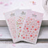 Suatelier Sonia PVC Transparent Stickers | Water Blossom Cherry Blossom Sakura
