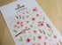 Suatelier Sonia PVC Transparent Stickers | Water Blossom Cherry Blossom Sakura