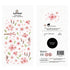 Suatelier Sonia PVC Transparent Stickers | Water Blossom Cherry Blossom Sakura